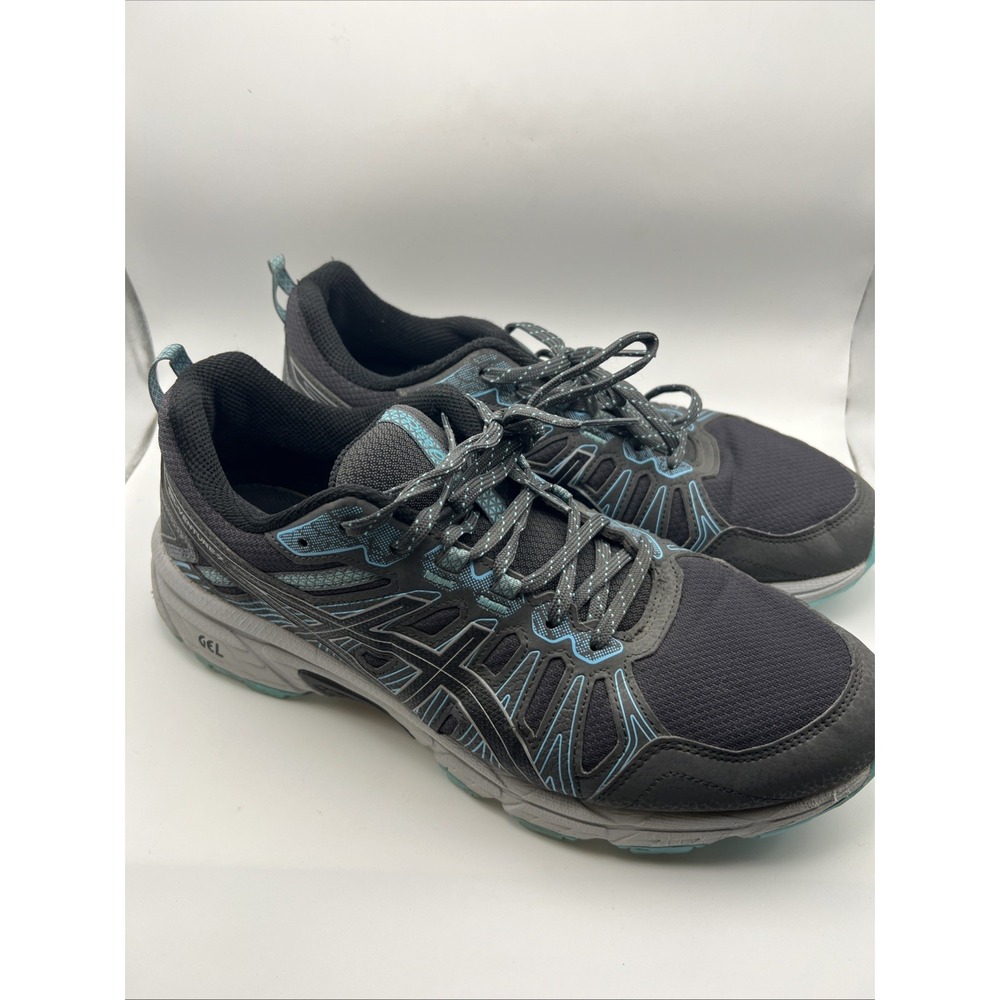 Women's Size 11 Wide Asics Gel Venture 7 Blue Trail Running Shoes
